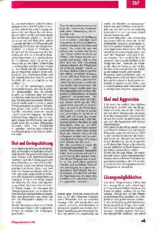 Vorschauseite 4: Ekelgefühle in der Krankenpflege