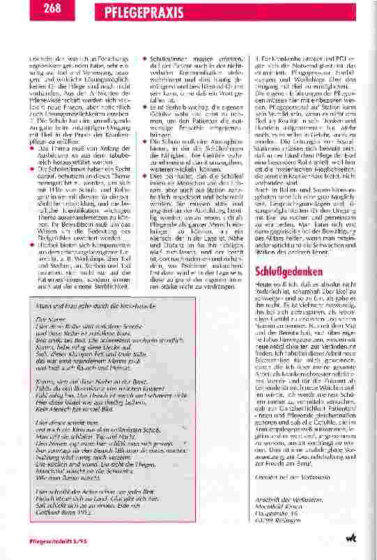 Vorschauseite 5: Ekelgefühle in der Krankenpflege