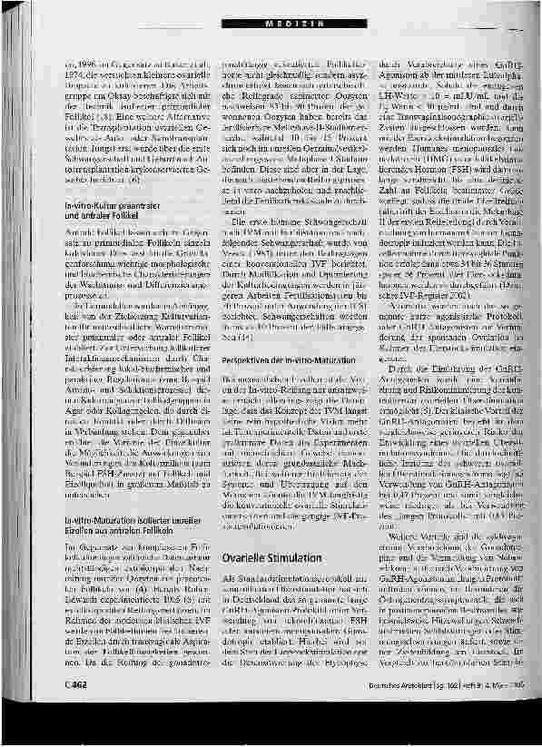 Vorschauseite 2: Neue Entwicklungen in der Reproduktionsmedizin