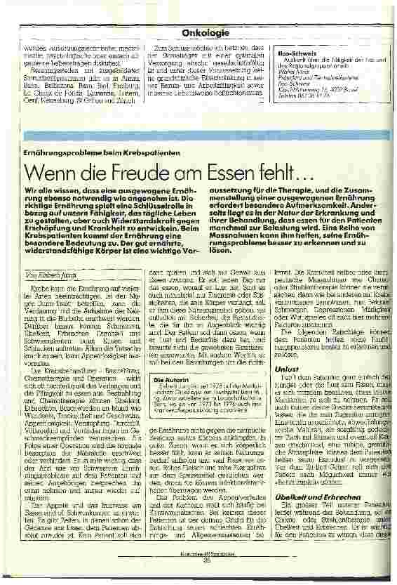 Vorschauseite 1: Wenn die Freude am Essen fehlt...