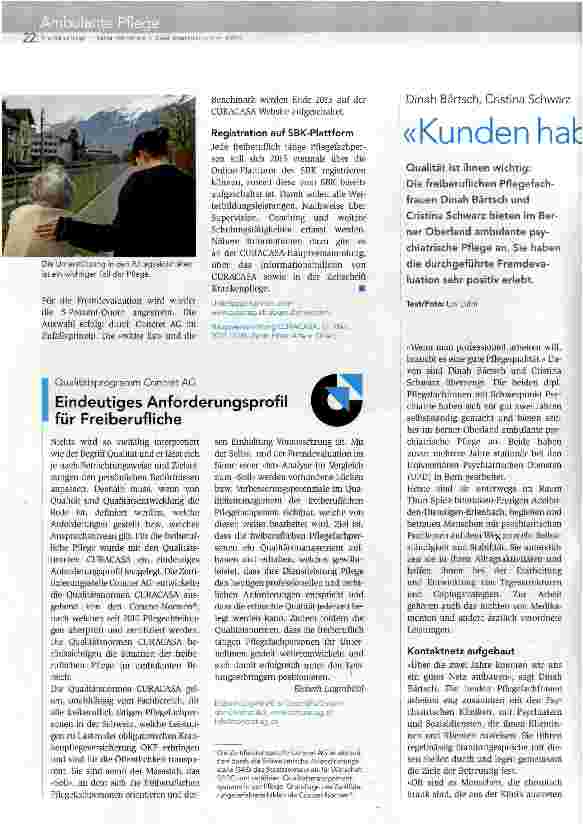 Vorschauseite 3: Qualitätssicherung der freiberuflichen Pflege