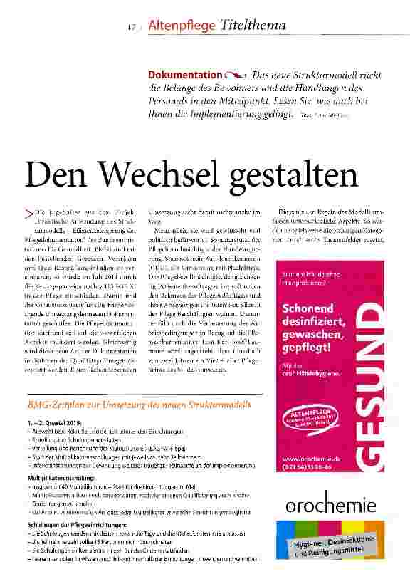 Vorschauseite 1: Den Wechsel gestalten