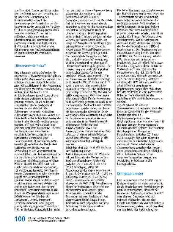 Vorschauseite 3: Antibiotikaresistenz - eine sachliche Auseinandersetzung nach der Artikelserie in „Die Zeit