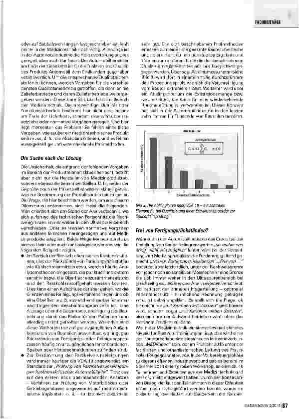 Vorschauseite 2: Definierte Reinheit für Medizinprodukte