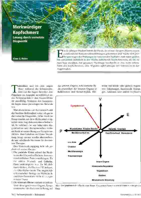 Vorschauseite 1: Merkwürdiger Kopfschmerz