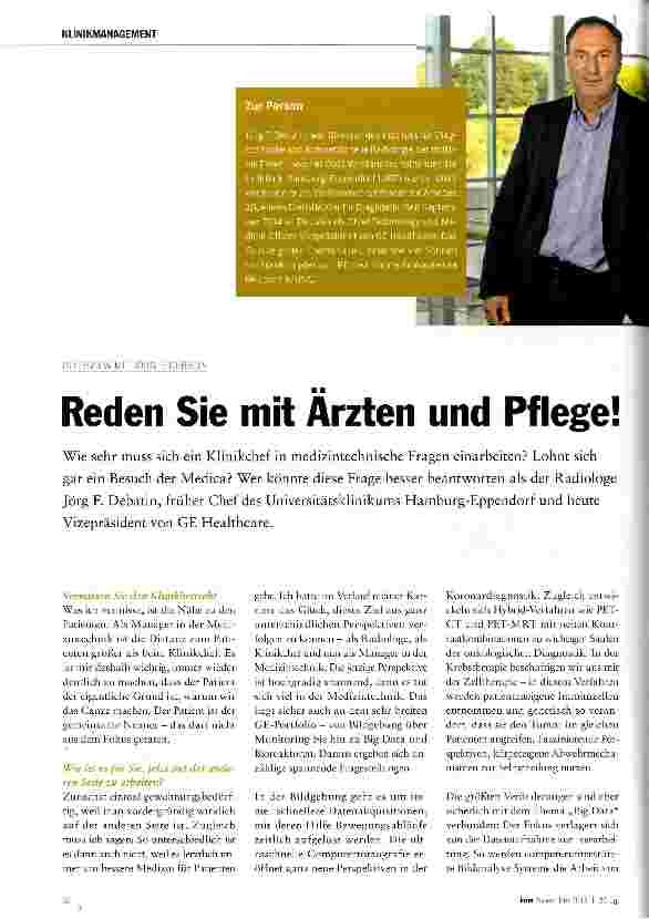 Vorschauseite 1: Reden Sie mit Ärzten und Pflege!