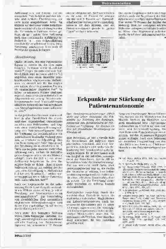 Vorschauseite 4: Zu Bedeutung und Validitätsvoraussetzungen von PatientenverfügungenUmfragen unter deutschen Vormundschaftsrichtern