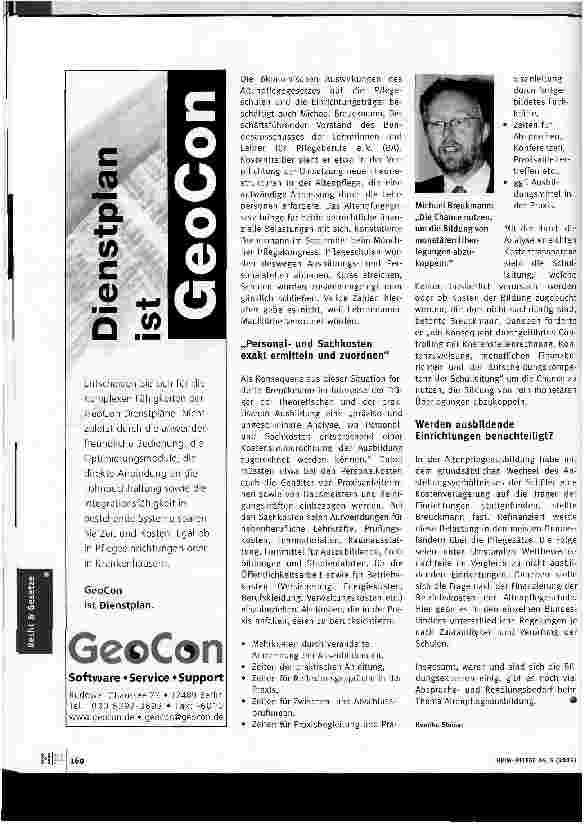 Vorschauseite 3: Das neue Altenpflegegesetz
