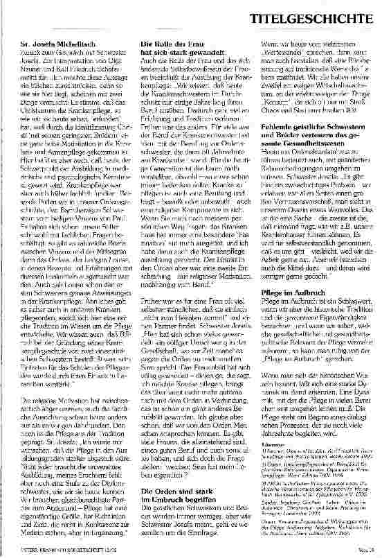 Vorschauseite 2: Krankenpflege war im Mittelalter ...