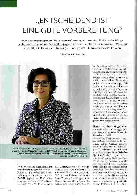 Vorschauseite 1: ENTSCHEIDEND IST EINE GUTE VORBEREITUNG