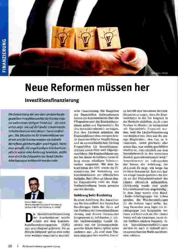Vorschauseite 1: Neue Reformen müssen her