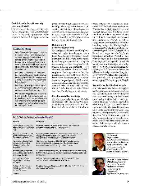 Vorschauseite 3: Dekubitus - Prävention und Therapie