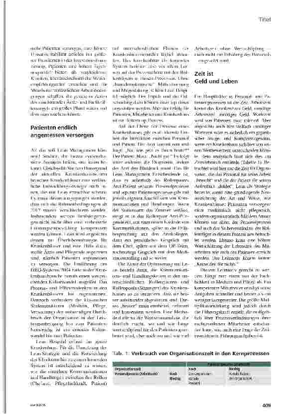 Vorschauseite 2: Keine Zeit für nichts
