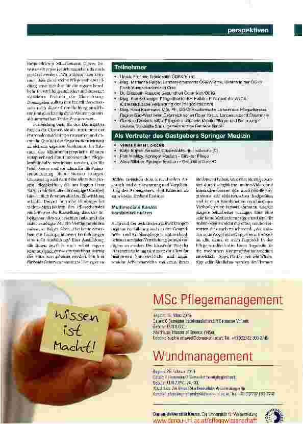 Vorschauseite 2: Streben nach Wissen