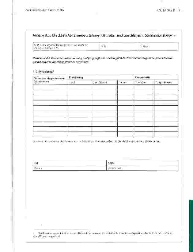 Vorschauseite 5: Kapitel B: Validierung des Weichverpackungs-Prozesses «Falten und Einschlagen in Sterilisationsbögen»
