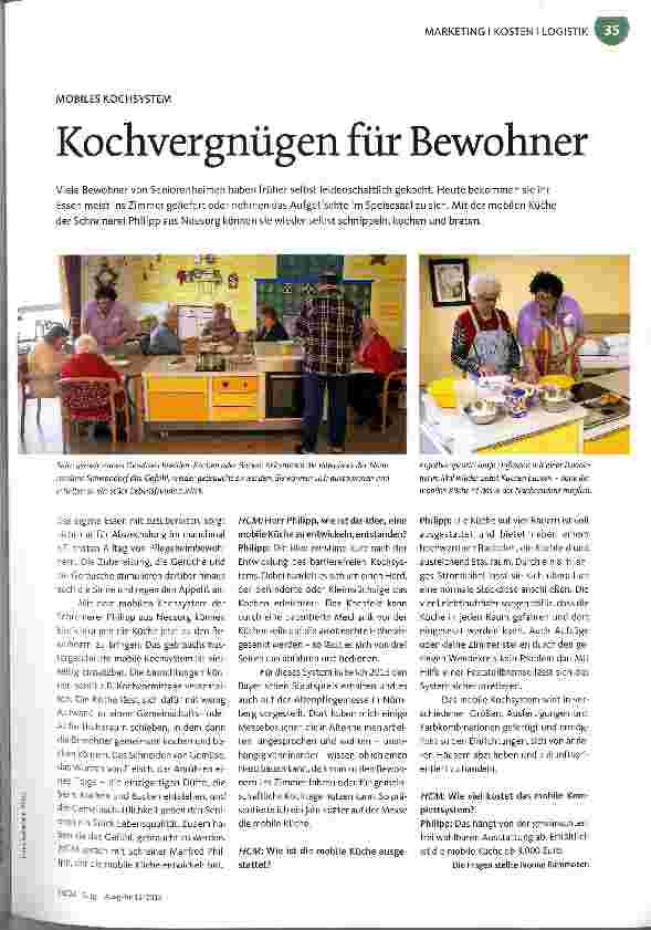 Vorschauseite 1: Kochvergnügen für Bewohner