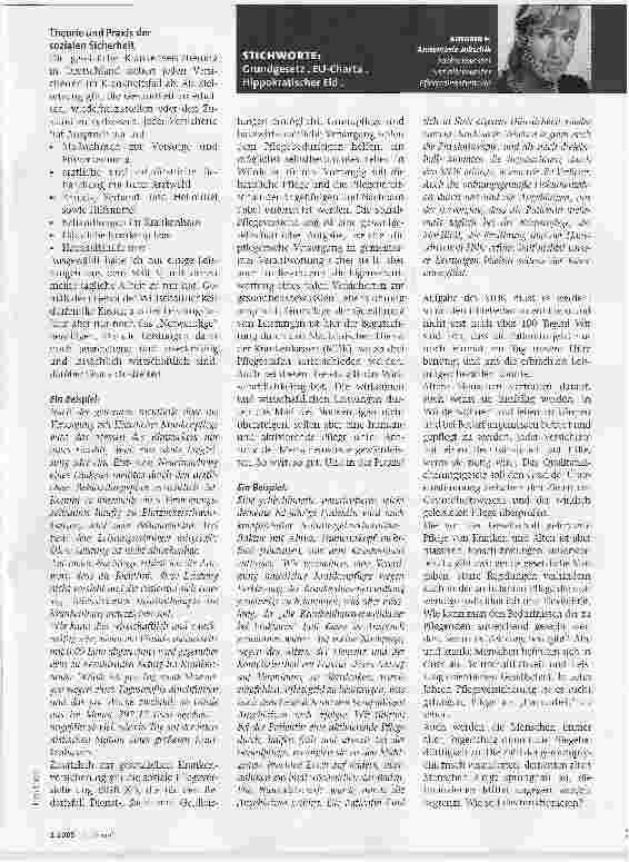 Vorschauseite 2: Die Würde des Menschen ist unantastbar...