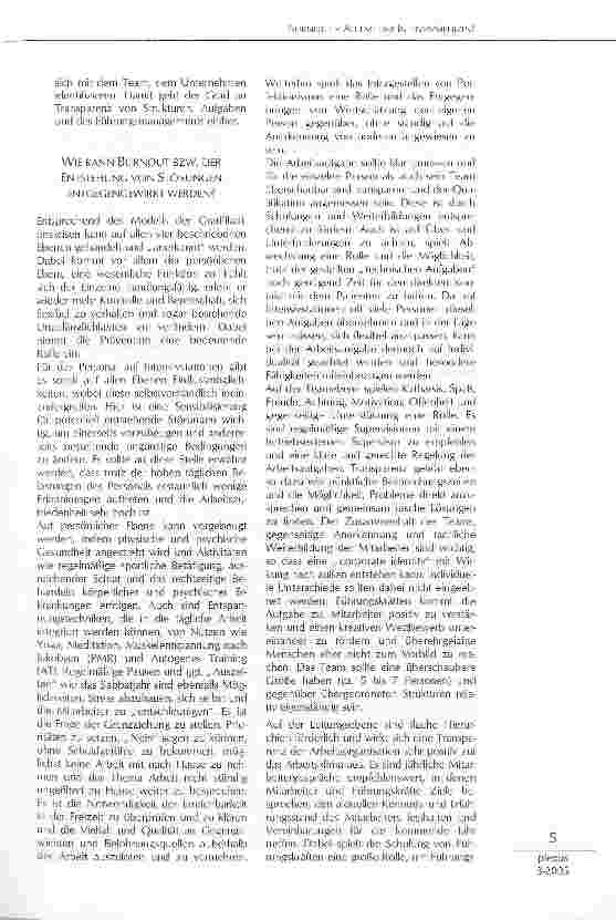 Vorschauseite 4: EDITORIAL: BURNOUT - ALLTAG DER INTENSIVMEDIZIN?