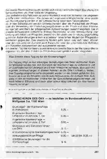 Vorschauseite 2: Pflegeforschung für eine bessere Krankenpflege