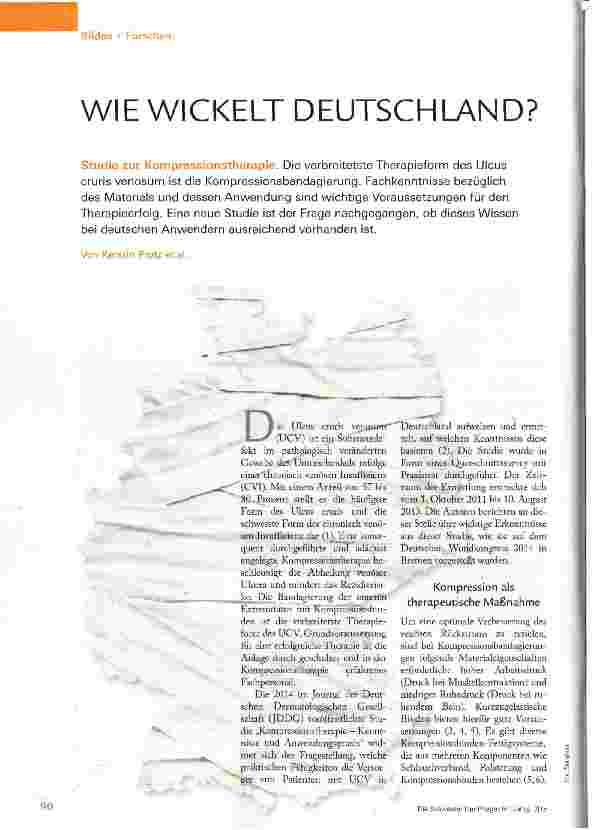 Vorschauseite 1: WIE WICKELT DEUTSCHLAND?