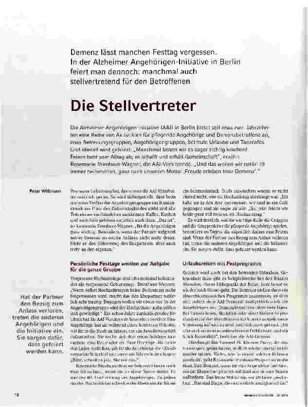 Vorschauseite 1: Die Stellvertreter