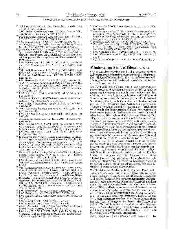 Vorschauseite 5: Die Anfechtung der Wahl der Schwerbehindertenvertretung -Rechtsprechungsanalyse der letzten vier Jahre