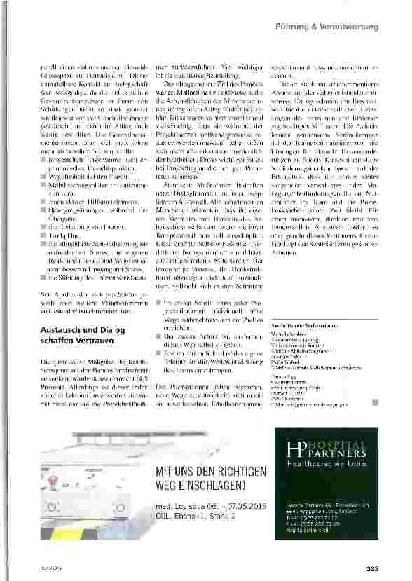 Vorschauseite 4: Neue Kultur in neuer Struktur