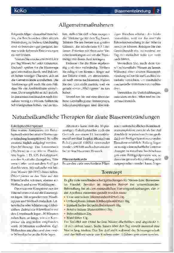 Vorschauseite 2: Blasenentzündung