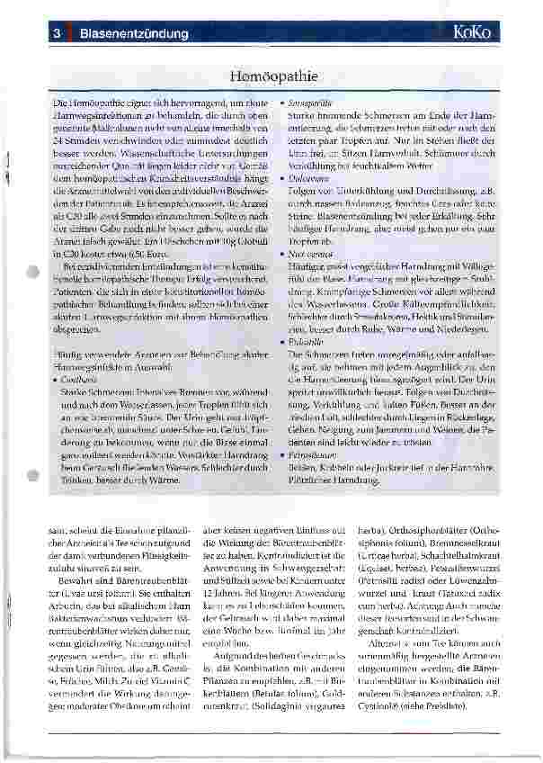 Vorschauseite 3: Blasenentzündung