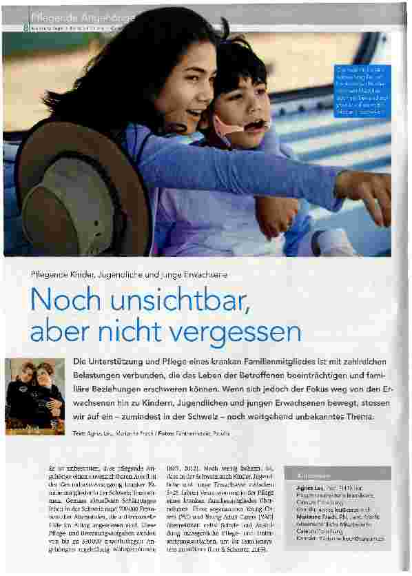Vorschauseite 1: Noch unsichtbar, aber nicht vergessen