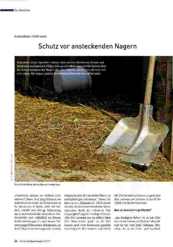 Vorschauseite 1: Schutz voransteckenden Nagern