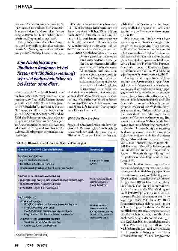 Vorschauseite 4: Steuerung der ärztlichen Weiterbildung und Berufsausübung in Zeiten von „Ärzteknappheit