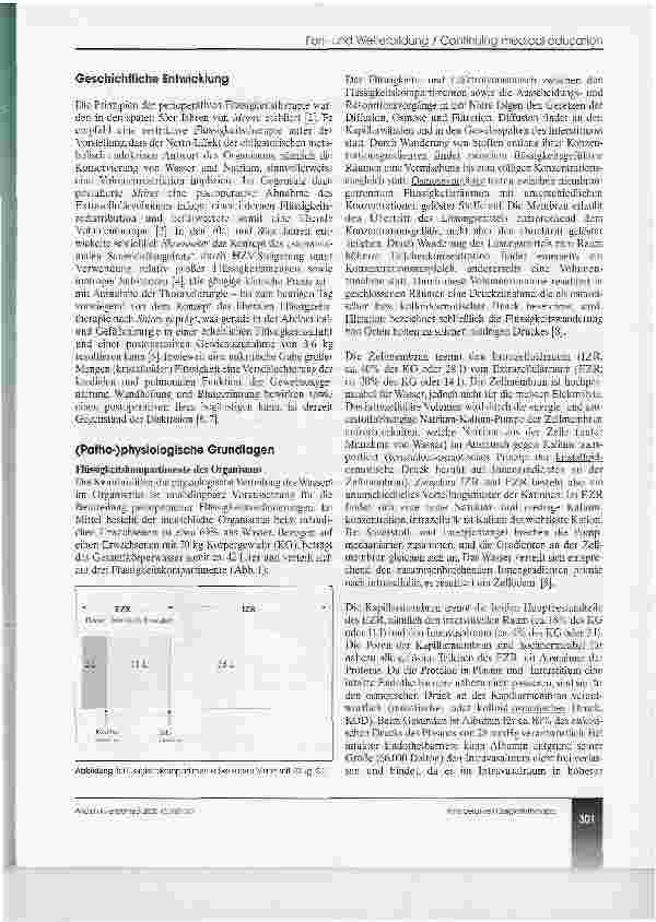 Vorschauseite 2: Perioperative Flüssigkeitstherapie:Grundlagen - Kontroversen - Konzepte* (CME 7/8/05)