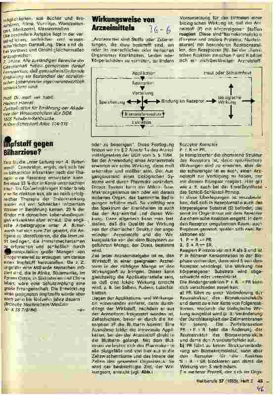 Vorschauseite 1: Wirkungsweise von Arzneimitteln