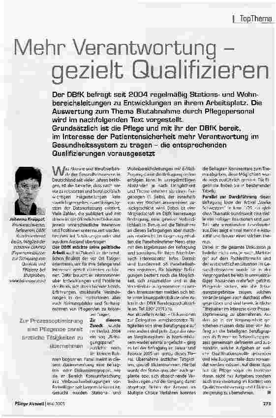 Vorschauseite 1: Mehr Verantwortung - gezielt Qualifizieren