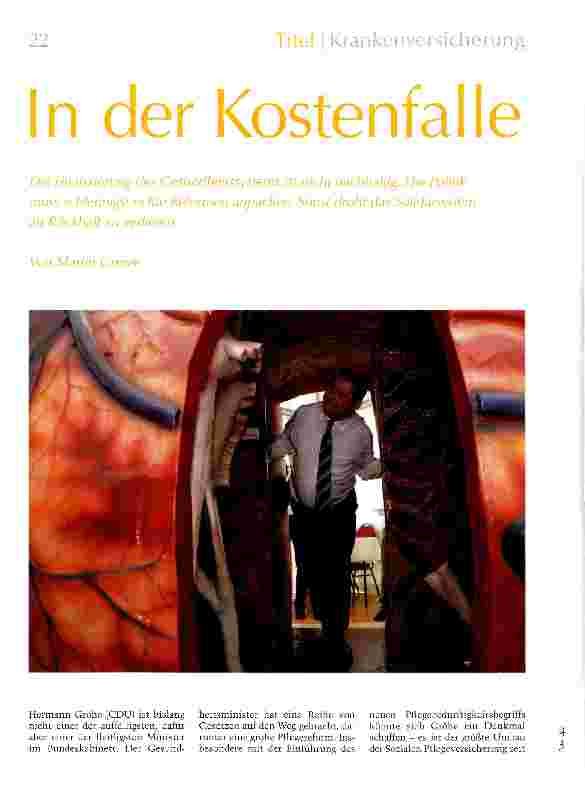 Vorschauseite 1: In der Kostenfalle