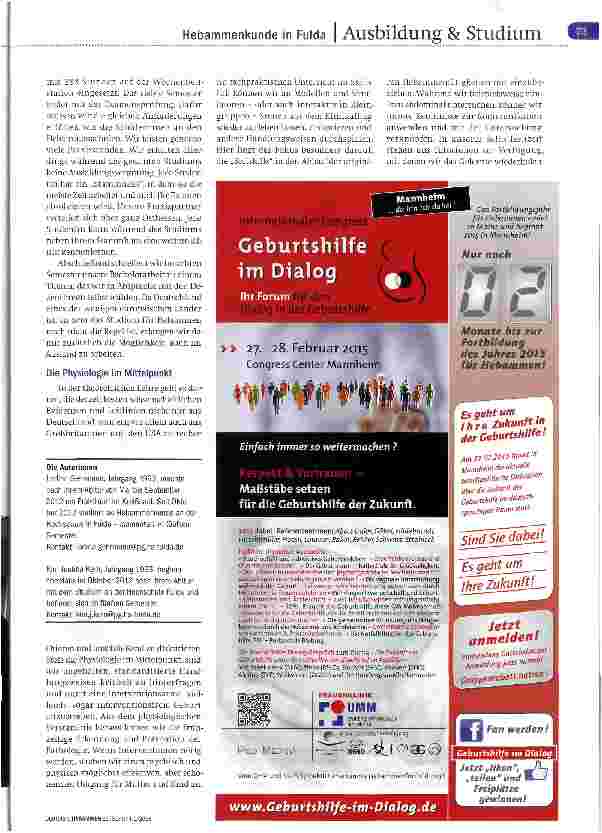 Vorschauseite 2: Hebammenkunde in Fulda Wissenschaft und Handwerk
