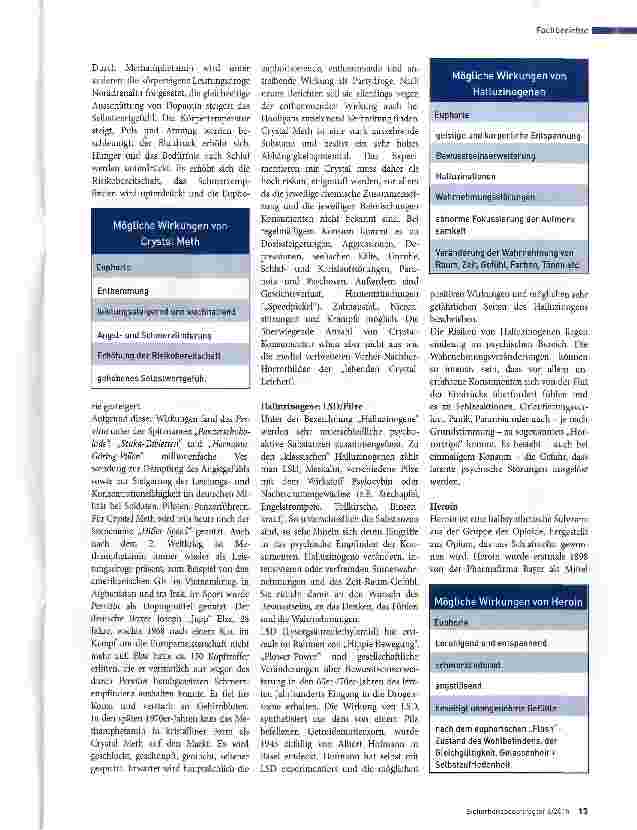 Vorschauseite 4: Illegale Drogen -auch ein Problem in der Arbeitswelt?!!