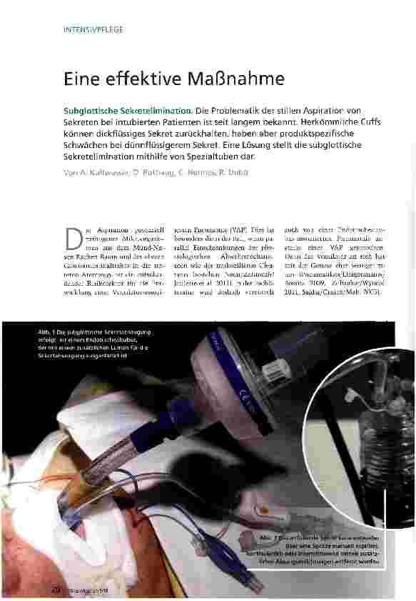 Vorschauseite 1: Eine effektive Maßnahme