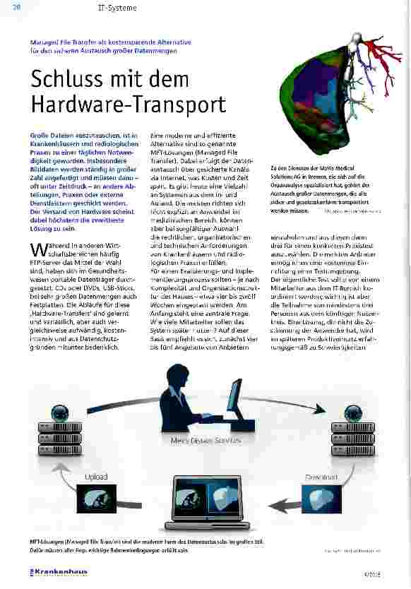 Vorschauseite 1: Schluss mit dem Hardware-Transport