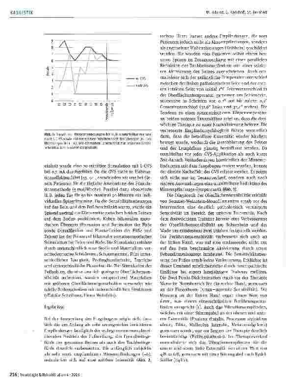 Vorschauseite 6: Galvanisch-vestibuläre Stimulation als Add-on-Verfahren bei der Behandlung somatosensorischer Störungen und Missempfindungen nach Schlaganfall: Drei Fallstudien