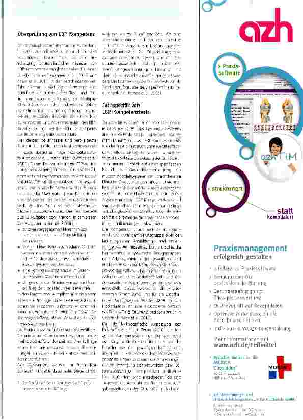 Vorschauseite 4: Überprüfung von EBP-Kompetenzen bei Studierenden