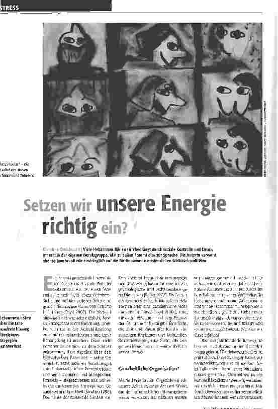Vorschauseite 1: Setzen wir unsere Energie richtig ein?