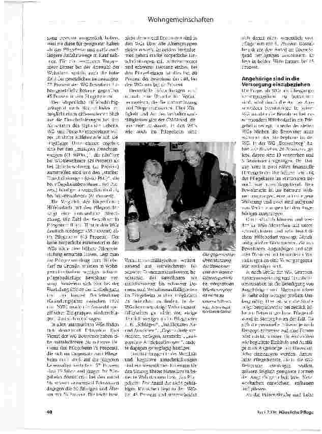Vorschauseite 3: Bewohner sehen die WG nicht als Übergangslösung