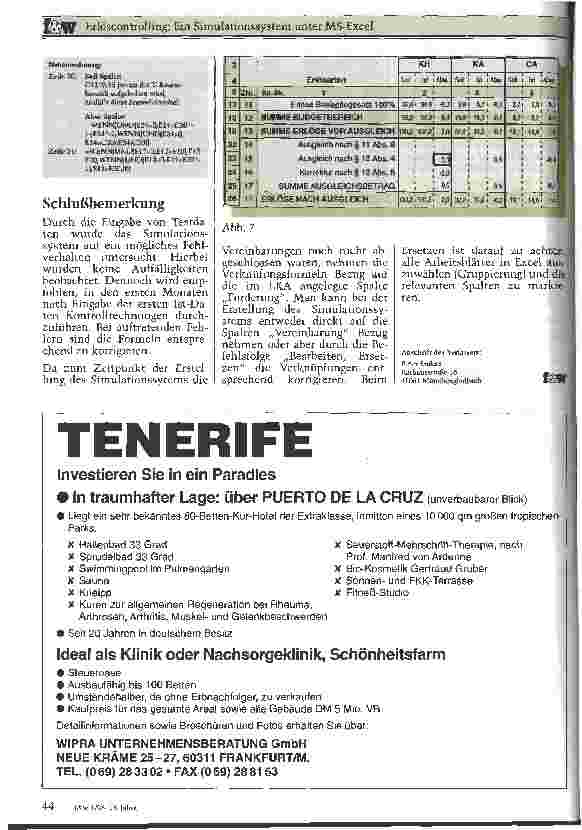 Vorschauseite 5: Erlöskontrolling: Ein Simulationssystem unter MS-Excel