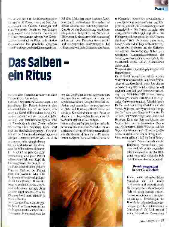 Vorschauseite 2: Das Salben - ein Ritus