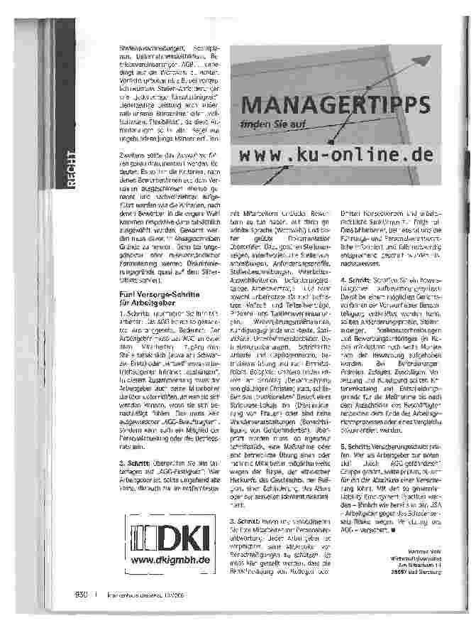 Vorschauseite 3: Neues Gesetz mit Fallstricken