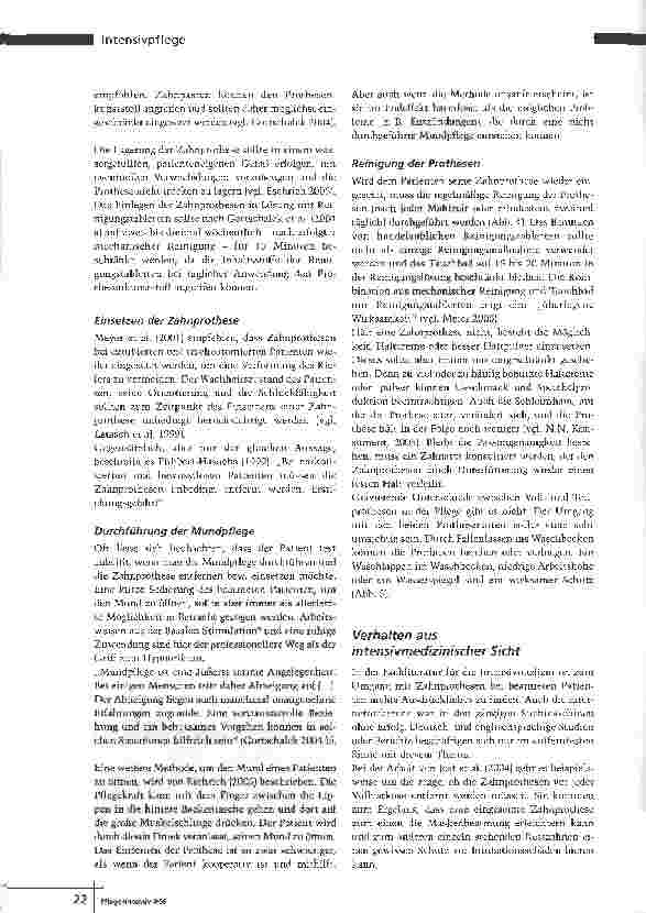 Vorschauseite 3: Zahnprothesen - Richtiger Umgang mit den Dritten