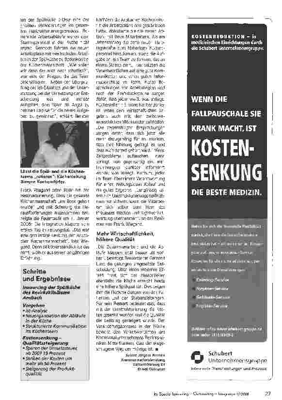 Vorschauseite 3: Wirtschaftlicher mit eigenen Leuten