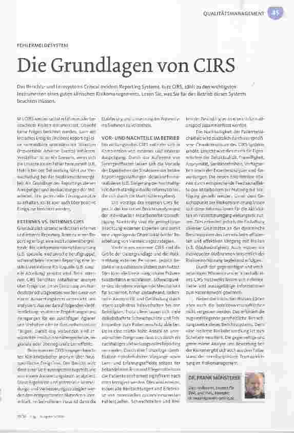Vorschauseite 1: Die Grundlagen von CIRS